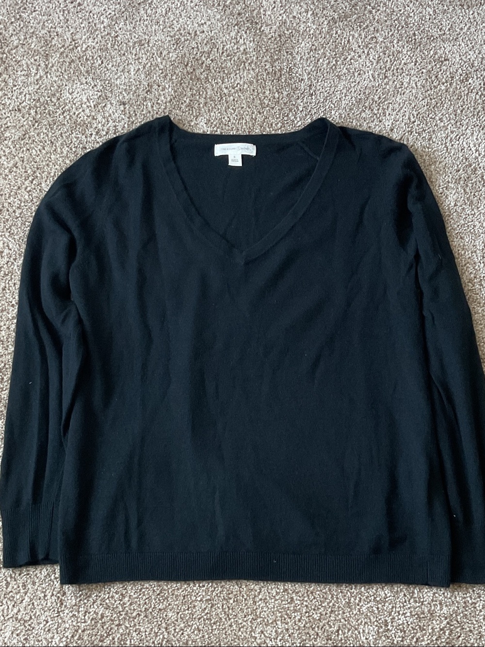 Treasure & Bond Relaxed V-Neck Sweater